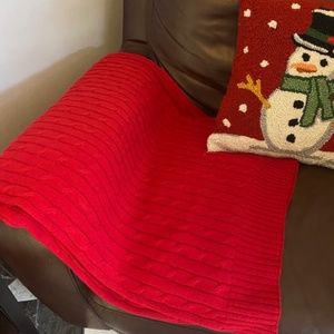 Ralph Lauren Cotton🎄Holiday Throw Blanket 50x70 ⛄️